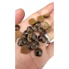 Natural brown agate bead bracelet accessory DIY material, smooth and lustrous, handcrafted beaded gift decoration Item Picture